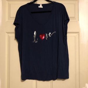 Women’s “love” t-shirt
